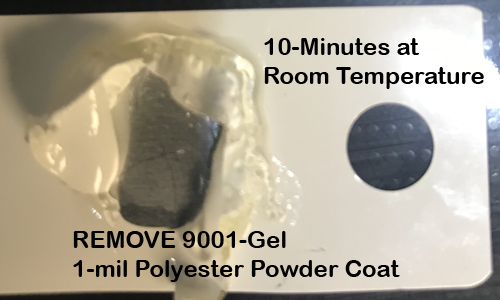 REMOVE 9001-Gel Powder Coat Remover Room Temperature Powder Coating Remover